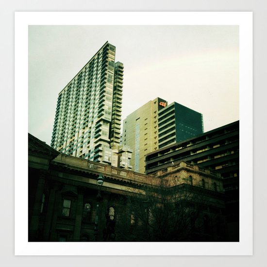 City Contrast Art Print