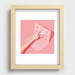 Computer Files Recessed Framed Print