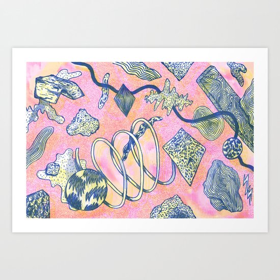 Future dust Art Print