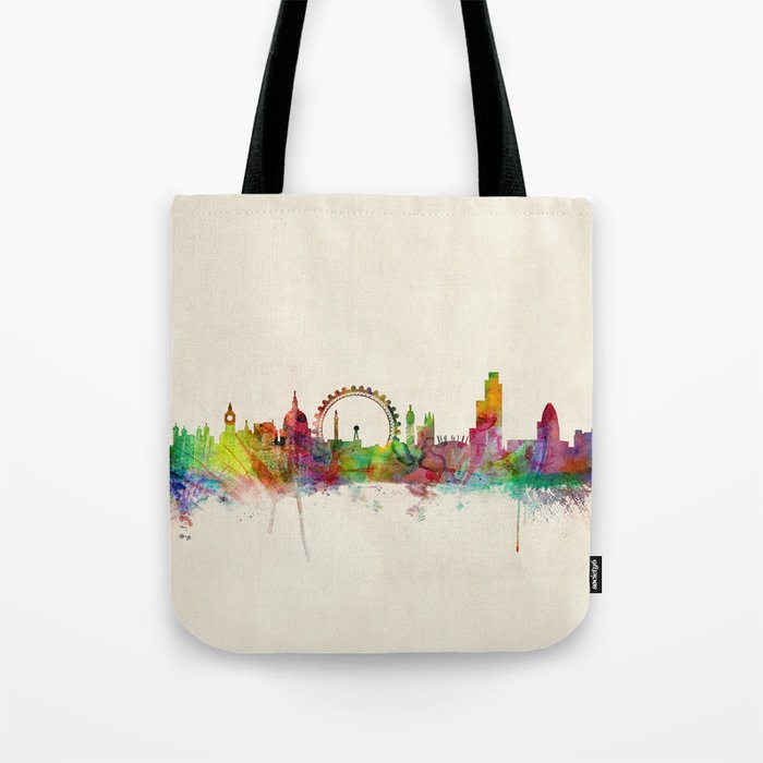 London Skyline Watercolor iPhone Case by artPause - Michael