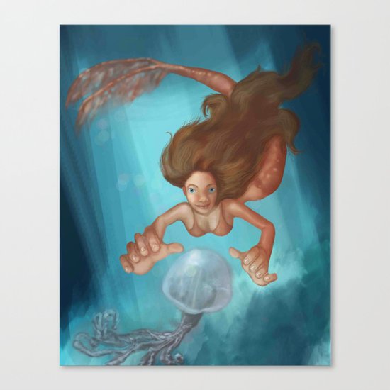 Mermaid Canvas Print