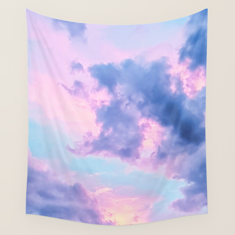 Pastel Purple Lilac Fluffy Fantasy Fairytale Sunset Clouds In The Sky Wall Tapestry By Enshape Society6 We like purple in small doses, but we have to admit we're a little apprehensive when it comes to painting a wall in pastels, especially pale lilacs and lavenders. society6