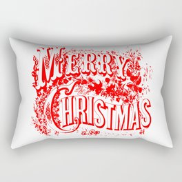 MERRY CHRISTMAS. Rectangular Pillow