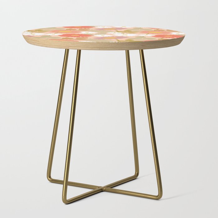 Summer Bold Flowers Side Table