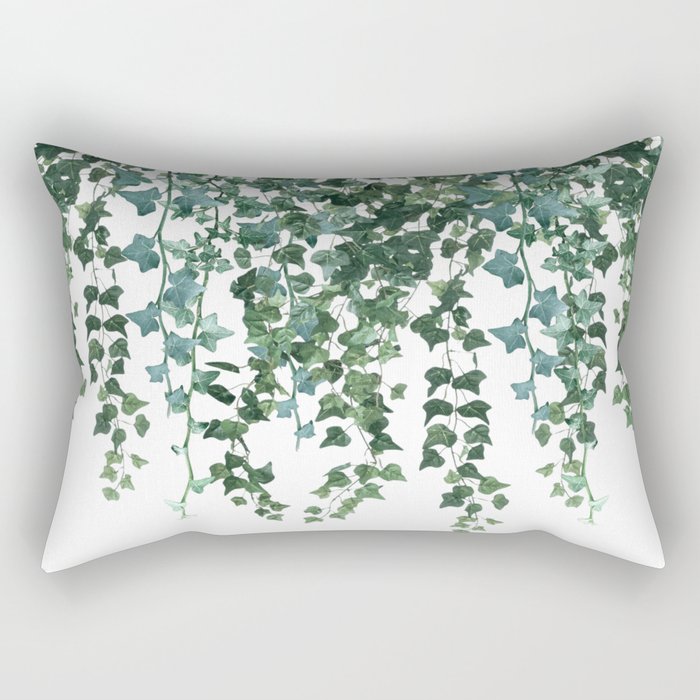 Ivy Watercolor Rectangular Pillow
