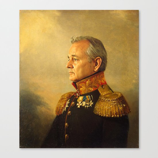 Bill Murray - replaceface Canvas Print