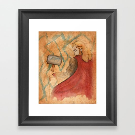 Thunder V2 Framed Art Print