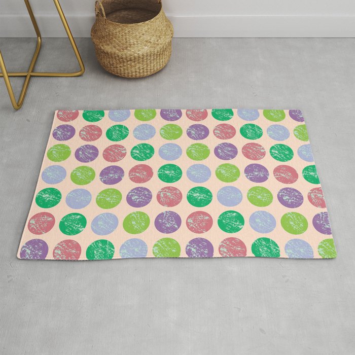 coloured dots2 Rug