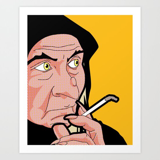 The secret life of heroes - QueenWitchSmoke Art Print