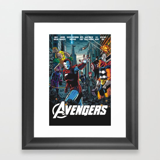 The 80s Framed Art Print