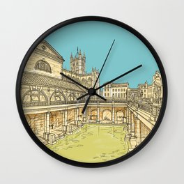 City Of Bath Architecture Wall Clock
