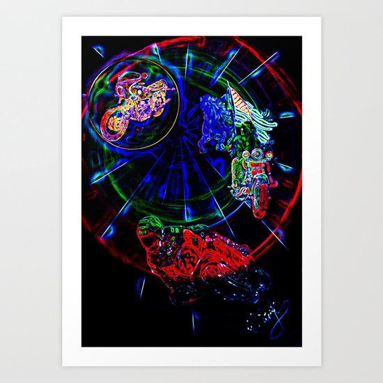 Abstract perfektion - Liberty Art Print