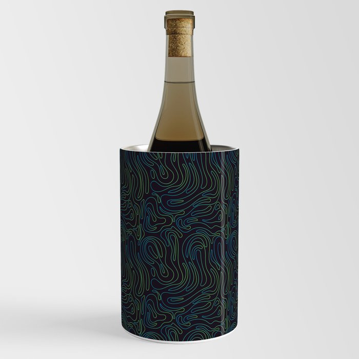 Fine Abstract Lines Gamer Print Wine Chiller
