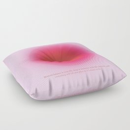 Gradient Angel Numbers: Angel Number 888 - Balance (Pink Palette) Floor Pillow