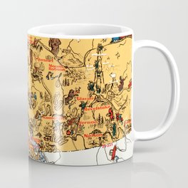 1929 Map of British Columbia Coffee Mug