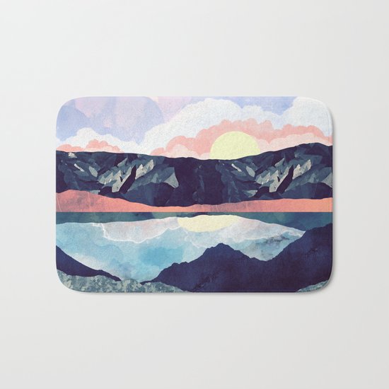 Lake Reflection Bath Mat