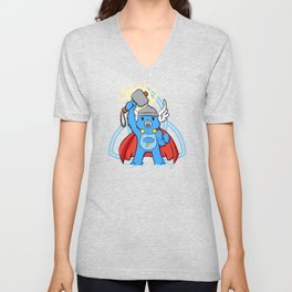Thor, bear of thunder V Neck T Shirt