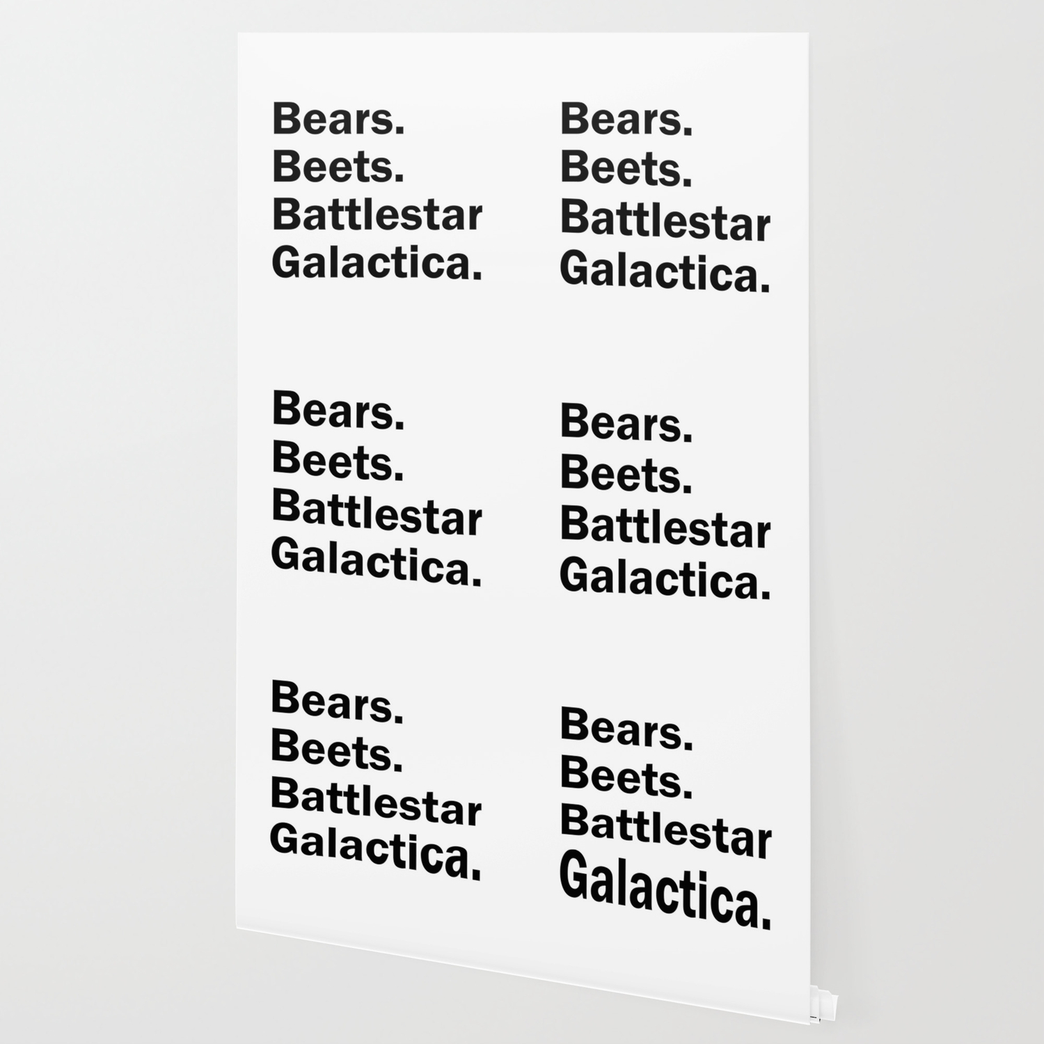 Bears Beets Battlestar Galactica Wallpaper By Artwarehouse Society6