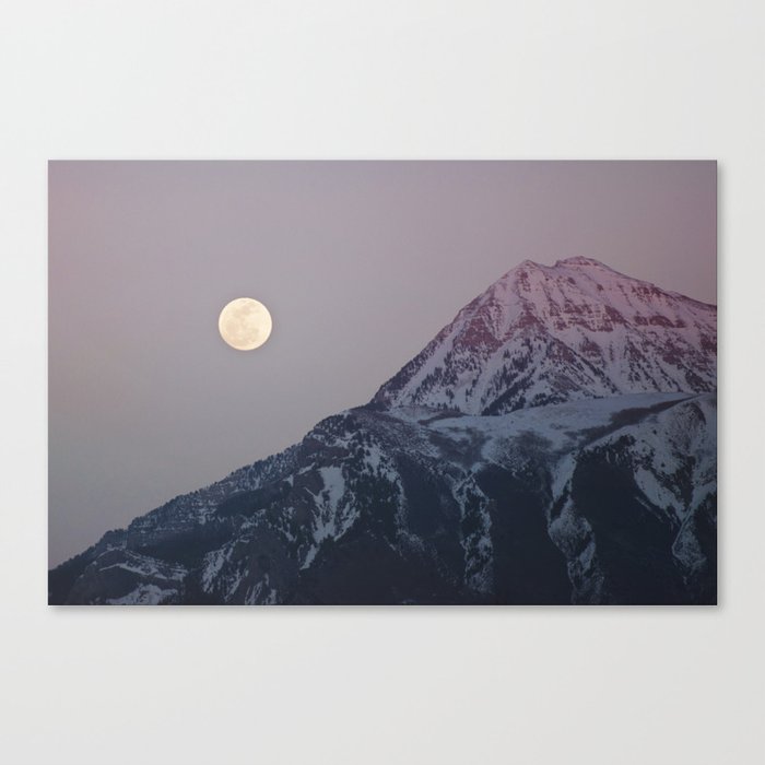 Evening Moonlight Canvas Print