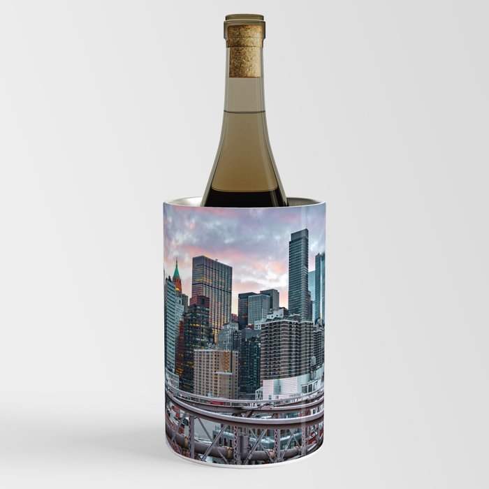 New York City Sunset and Skyline | Travel Photography Wine Chiller
