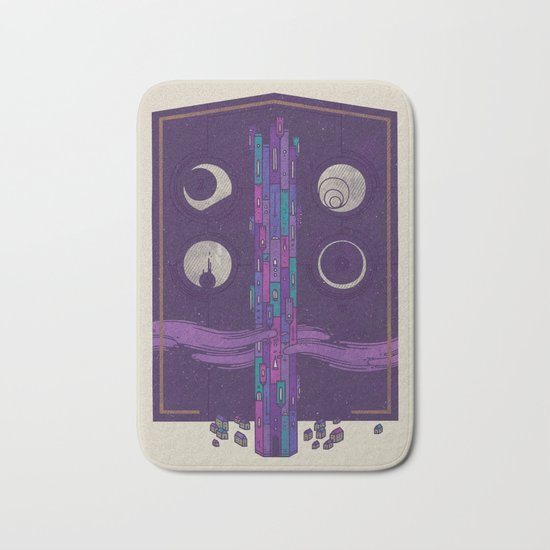 'Neath the Tower of Incomprehensible Sorcery Bath Mat