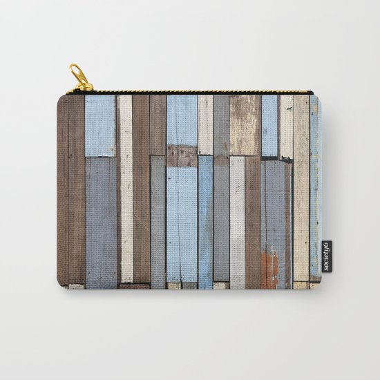 Vintage Wood Carry-All Pouch