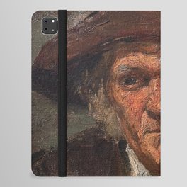 James Whistler - Man Smoking a Pipe iPad Folio Case