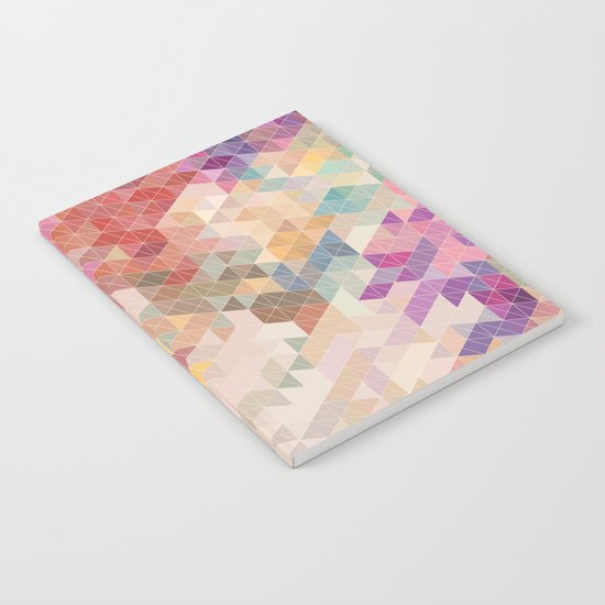 Soft Mini Triangles Notebook