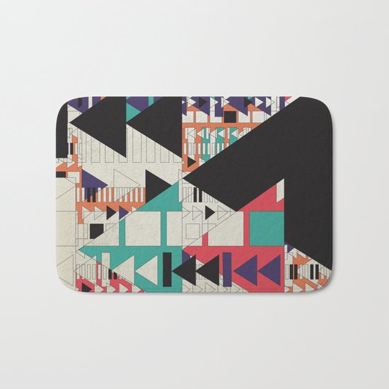 play stop pause rewind Bath Mat