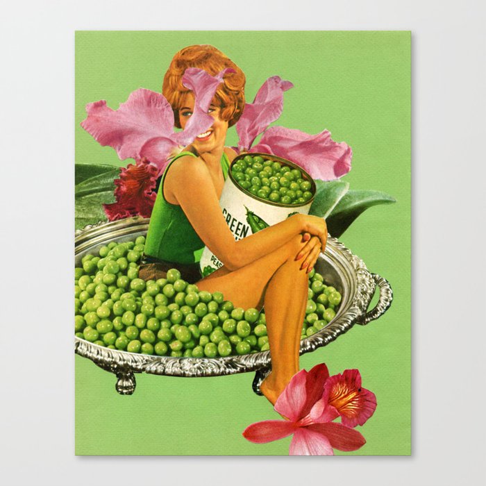 You Want a Peas of Me? Canvas Print