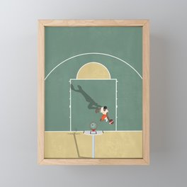 Street Basketball  Framed Mini Art Print