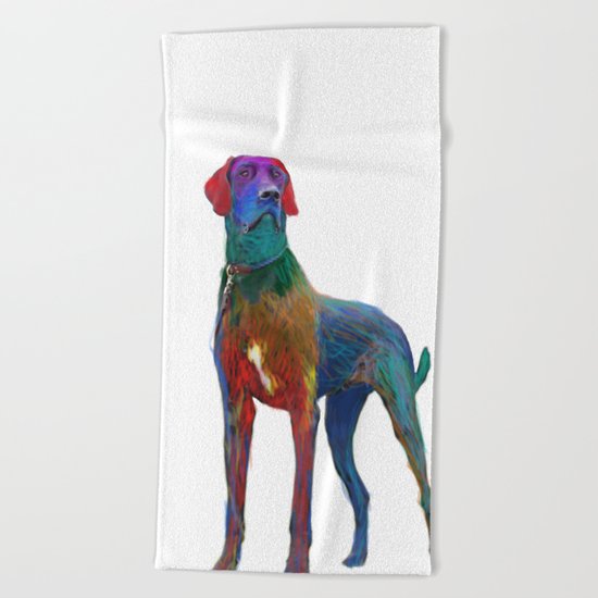 Great Dane Uncropped Beach Towel
