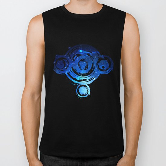 Nel Blu Dipinto di Blu Biker Tank