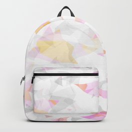 Abstract Diamond Reflection 3 Backpack | Design, Elegant, Marble, Pattern, Diamond, Texture, Stylish, Pop, Reflection, Chic 