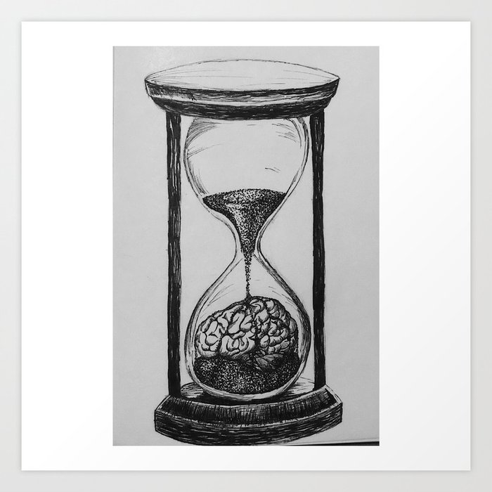 Hourglass art deals