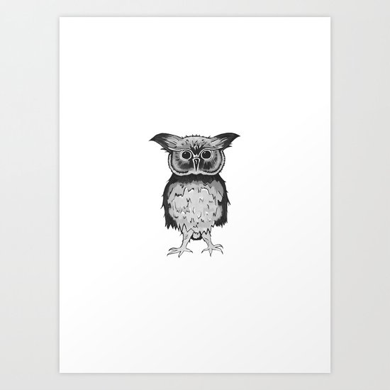 Small Owl Art Print