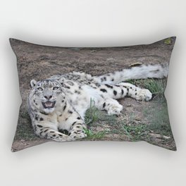 Snow Leopard Rectangular Pillow