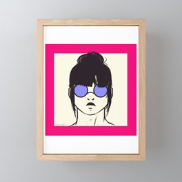 my pink lady Framed Mini Art Print