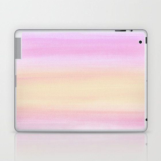 Beachy Pink Watercolor Dream #1 #painting #decor #art #society6 Laptop & iPad Skin