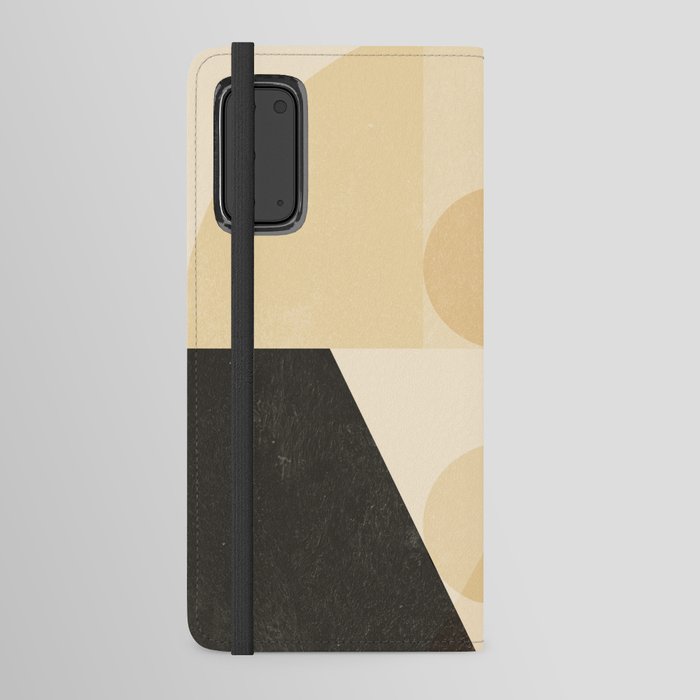 Abstraction_NEW_BAUHAUS_GEOMETRIC_SHAPE_POP_ART_0120BB Android Wallet Case