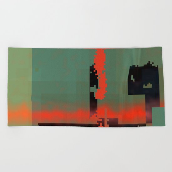 my own stream of code... Beach Towel