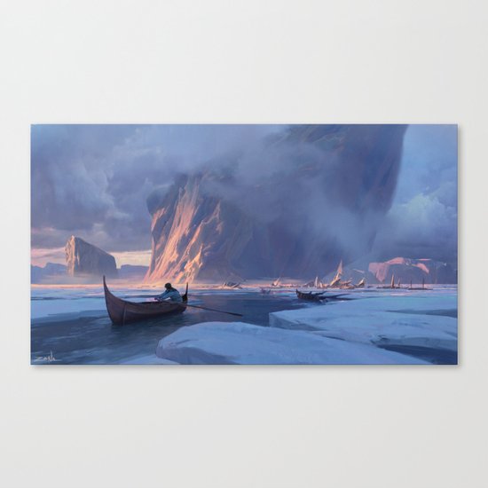 Glacier Canvas Print