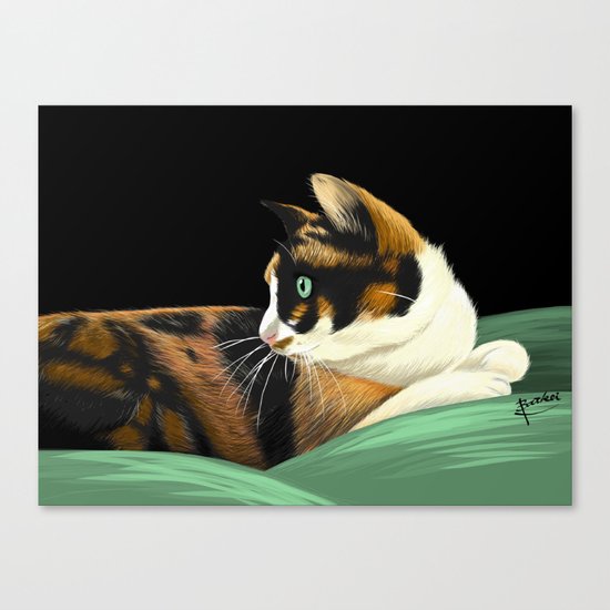My lovely cat Canvas Print