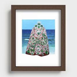 Glamorous Christmas tree Recessed Framed Print