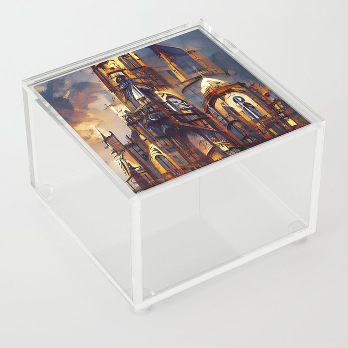 A Dark Gothic Cathedral Acrylic Box