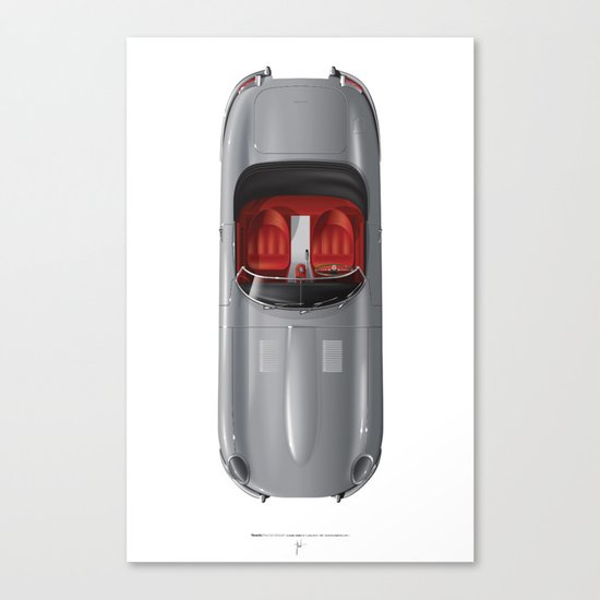 Classic Series N.º1, Jaguar E Canvas Print