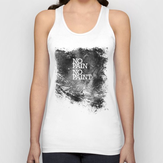 No Pain, No paint Unisex Tank Top