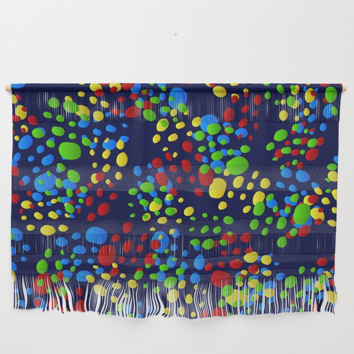Colorful Paint Drops Design  Wall Hanging