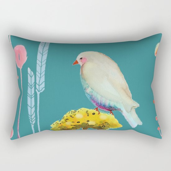 en chemin Rectangular Pillow
