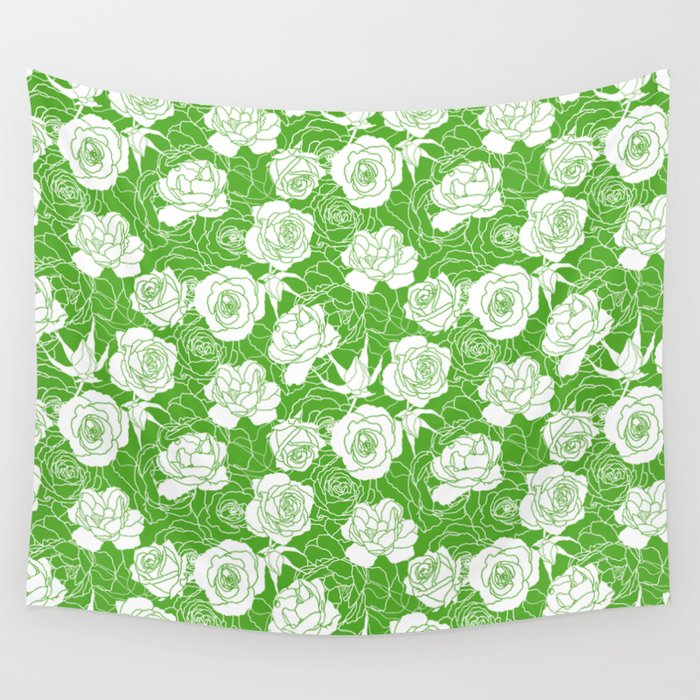 Seamless Roses 9 Wall Tapestry